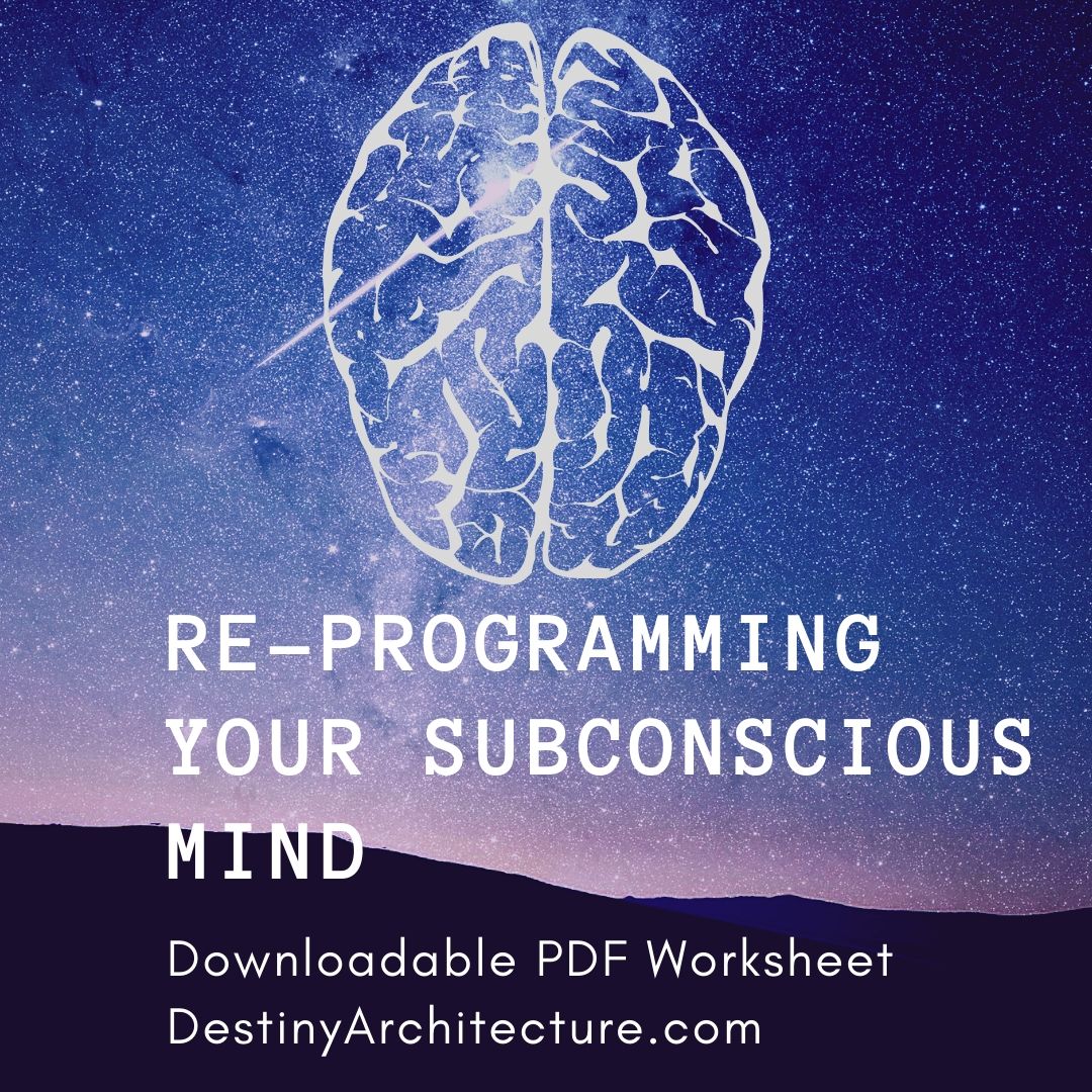 Reprogramming Your Subconscious Mind Downloadable PDF Worksheet