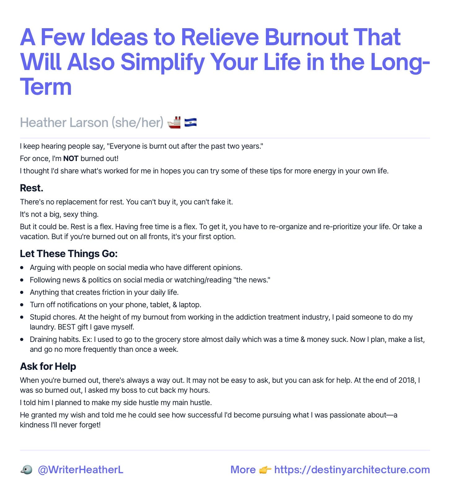 How To Avoid Burnout with a Few Simple Changes You Can Make Today