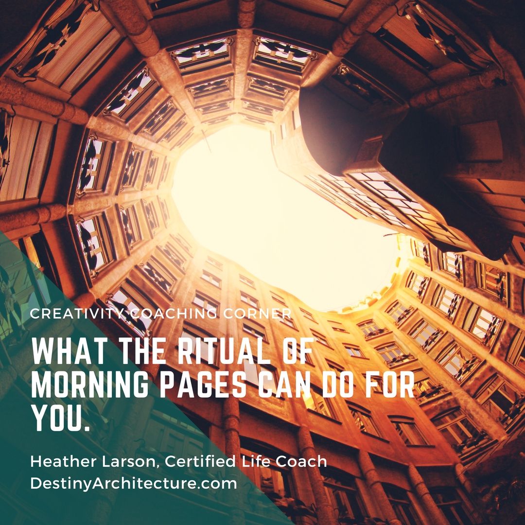 Creativity Coaching: What can the ritual of Morning Pages do for you?