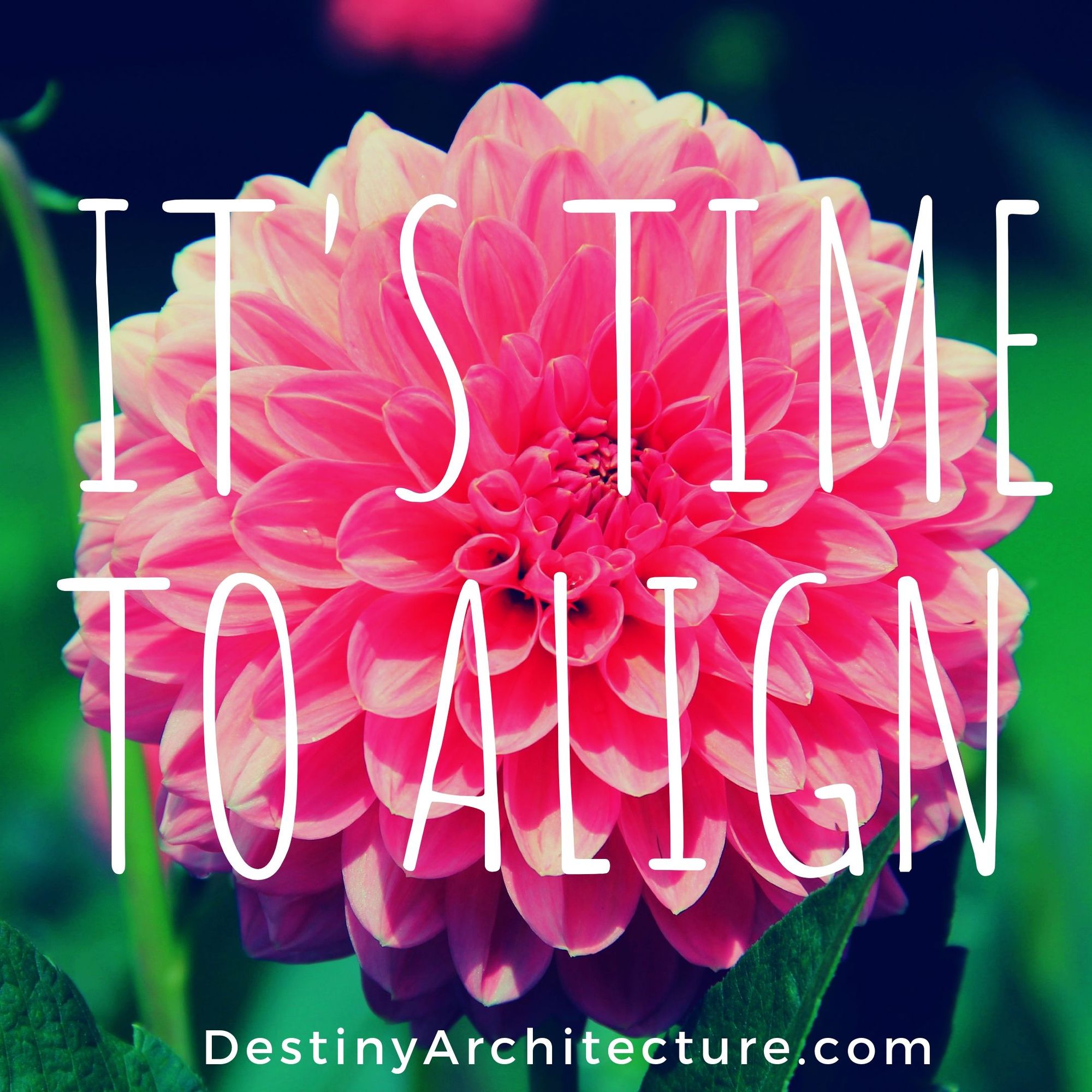 It's here & ready to download: my first mini ebook for you, "It's Time To Align"