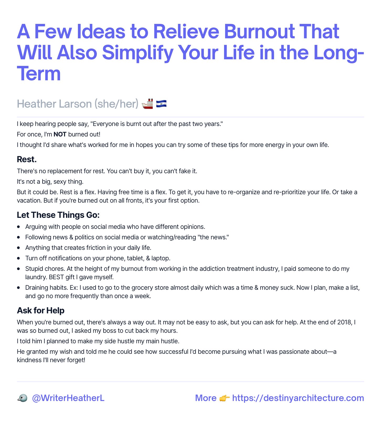 How To Avoid Burnout with a Few Simple Changes You Can Make Today