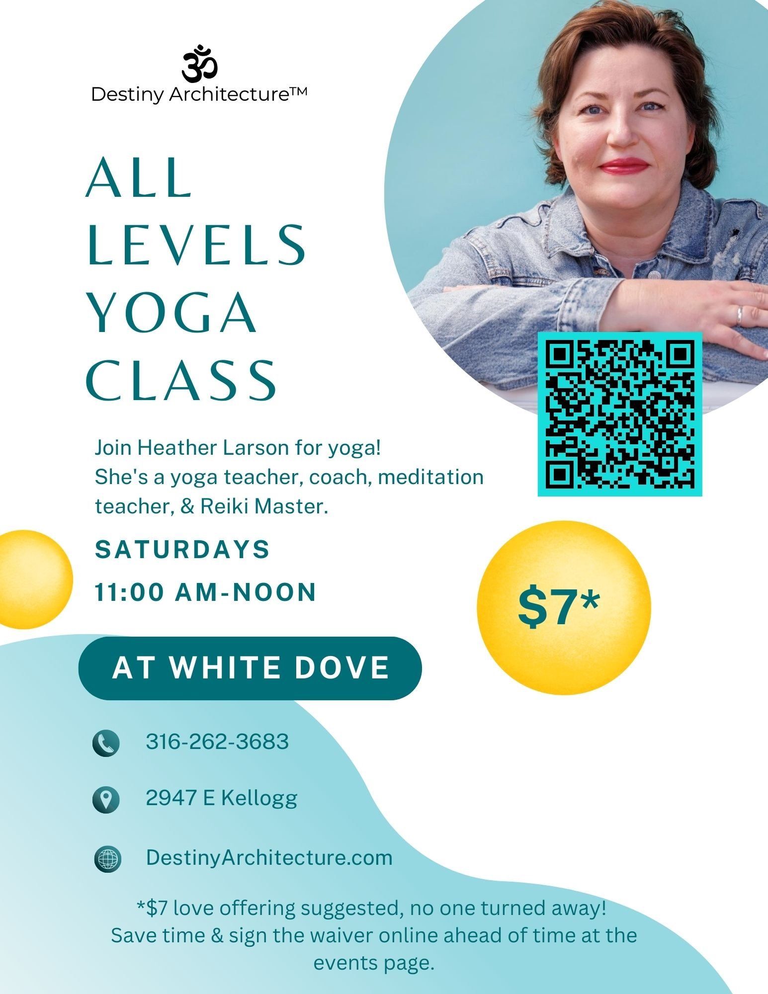 Yoga Teacher Training Is Done—Now Onto *Teaching* Yoga Saturdays at White Dove!